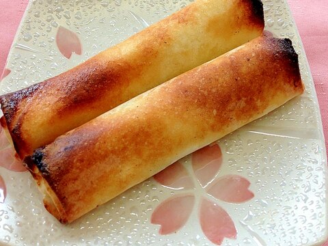 ☆チョコバナナの焼き春巻き☆